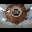 Blick von der Kuppel auf die drei Ebenen